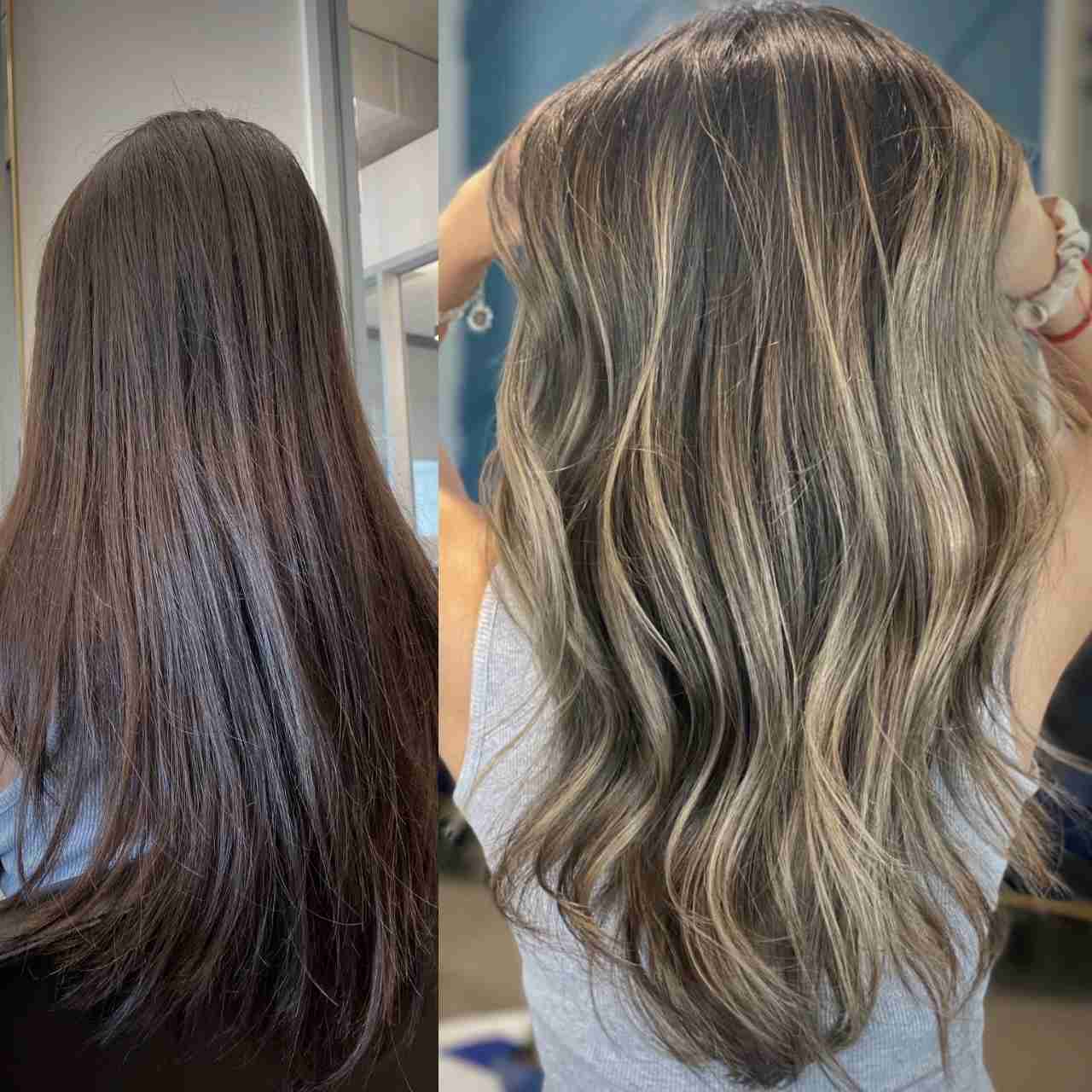 Partial Highlights Before And After